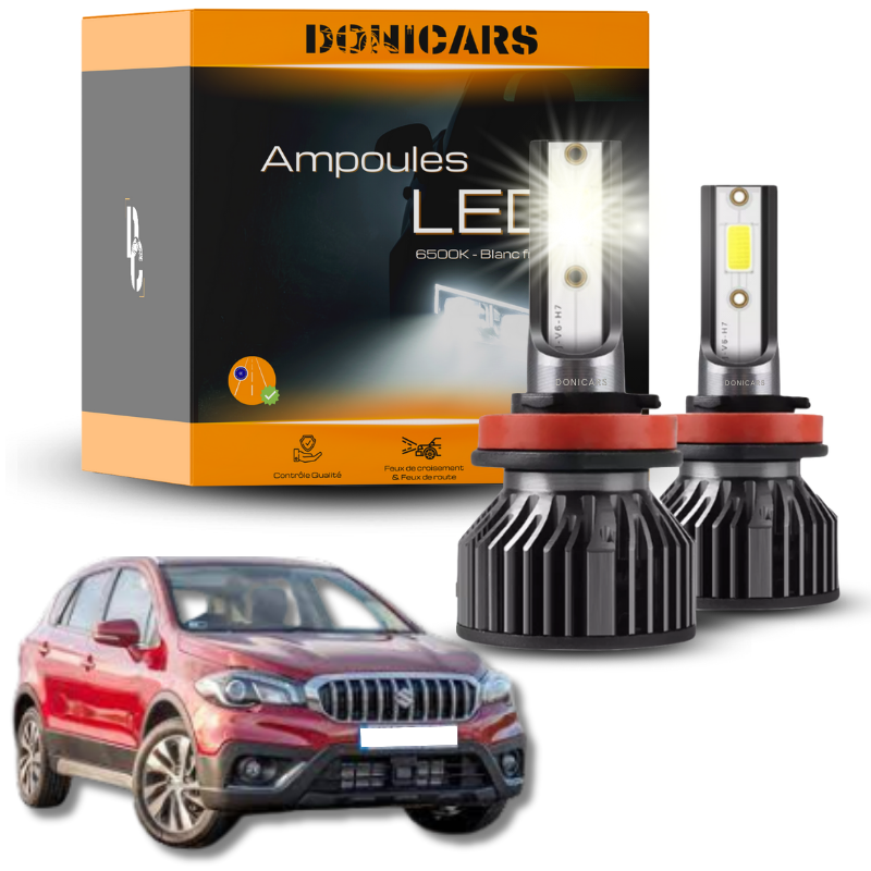 Pack Ampoules LED H11 Suzuki SX4 S-Cross (2013 à 2021)  - Kit LED Donicars