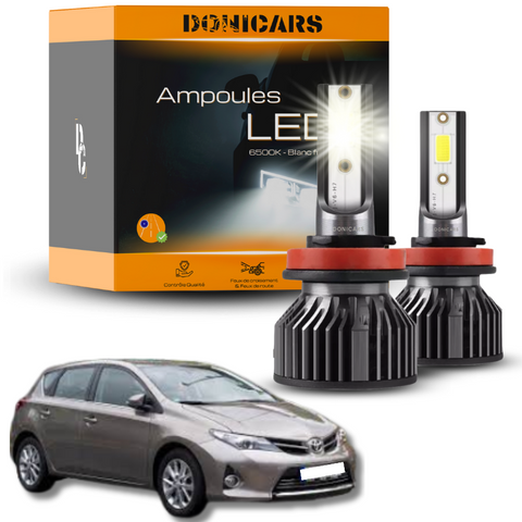 Pack Ampoules LED H11 Toyota Auris MK2 (2012 à 2018)  - Kit LED Donicars