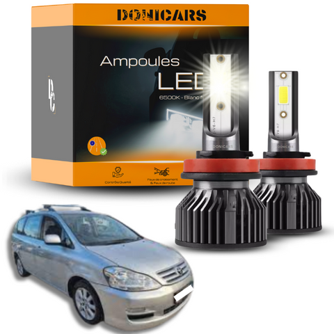 Pack Ampoules LED H4 Toyota Avensis Verso (2001 à 2009)  - Kit LED Donicars