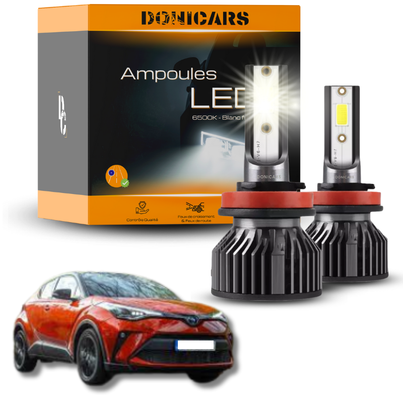 Pack Ampoules LED H4 Toyota C-HR (2021 à 2023)  - Kit LED Donicars