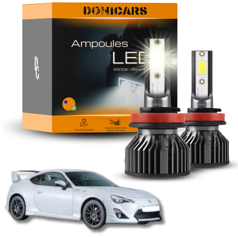 Pack Ampoules LED H11 Toyota GT 86 (2012 - 2020)  - Kit LED Donicars