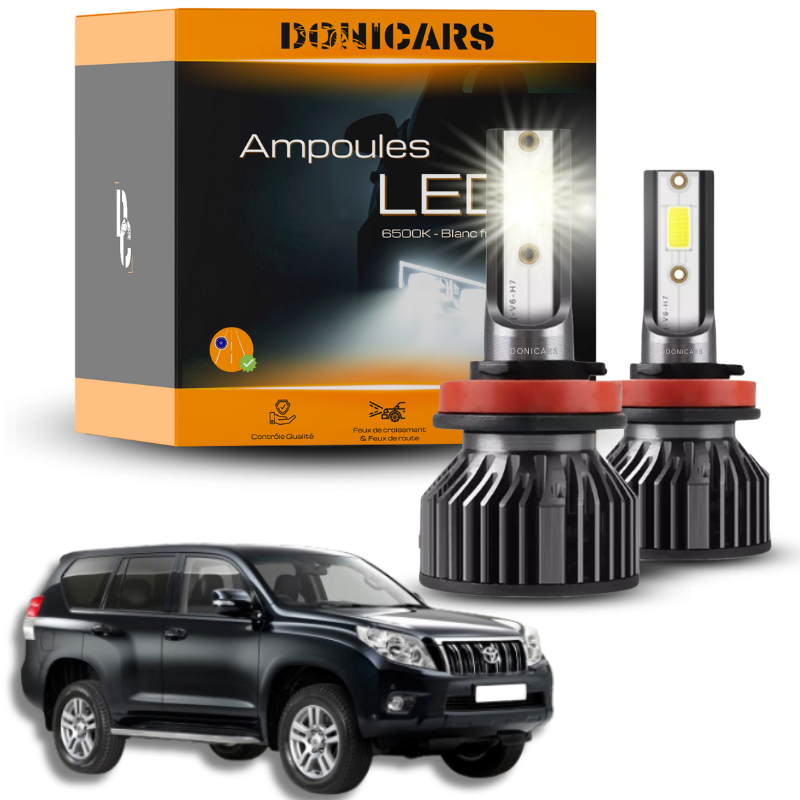 Pack Ampoules LED H4 Toyota Land cruiser KDJ 150 (2009 - 2016)  - Kit LED Donicars