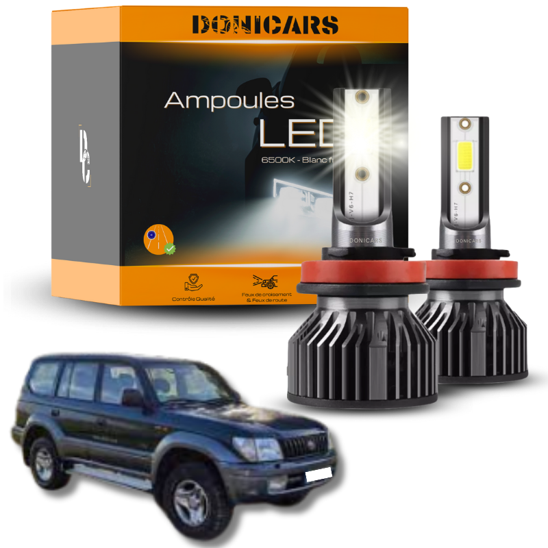 Pack Ampoules LED H4 Toyota Land cruiser KDJ 95 (1996 à 2002)  - Kit LED Donicars