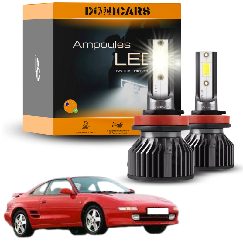 Pack Ampoules LED H4 Toyota MR MK2 (1999 à 2007)  - Kit LED Donicars