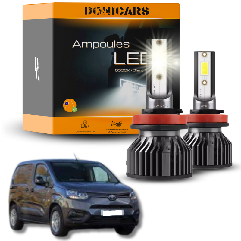 Pack Ampoules LED H4 Toyota Proace City (2019 - 2023)  - Kit LED Donicars