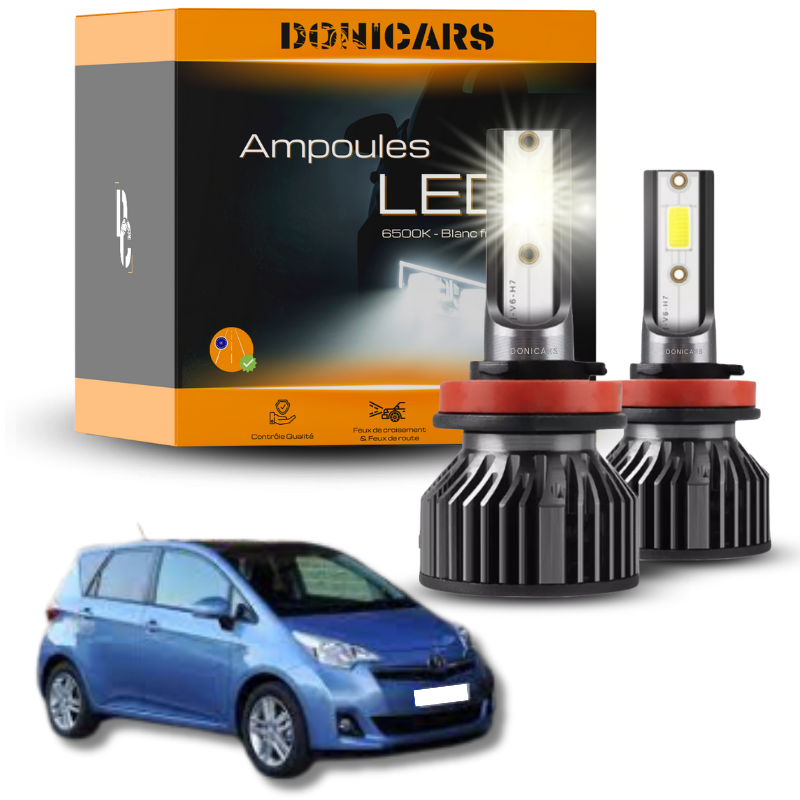 Pack Ampoules LED H7 Toyota Verso S (2010 à 2015)  - Kit LED Donicars