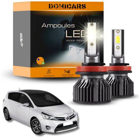 Pack Ampoules LED H11 Toyota Verso (2009 à 2018)  - Kit LED Donicars