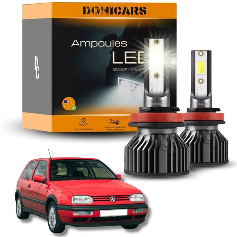Pack Ampoules LED H4 Volkswagen Golf 3 (1991 à 1997)  - Kit LED Donicars