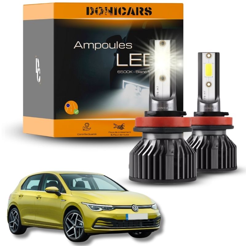 Pack Ampoules LED H7 Volkswagen Golf 8 (2019 - 2023)  - Kit LED