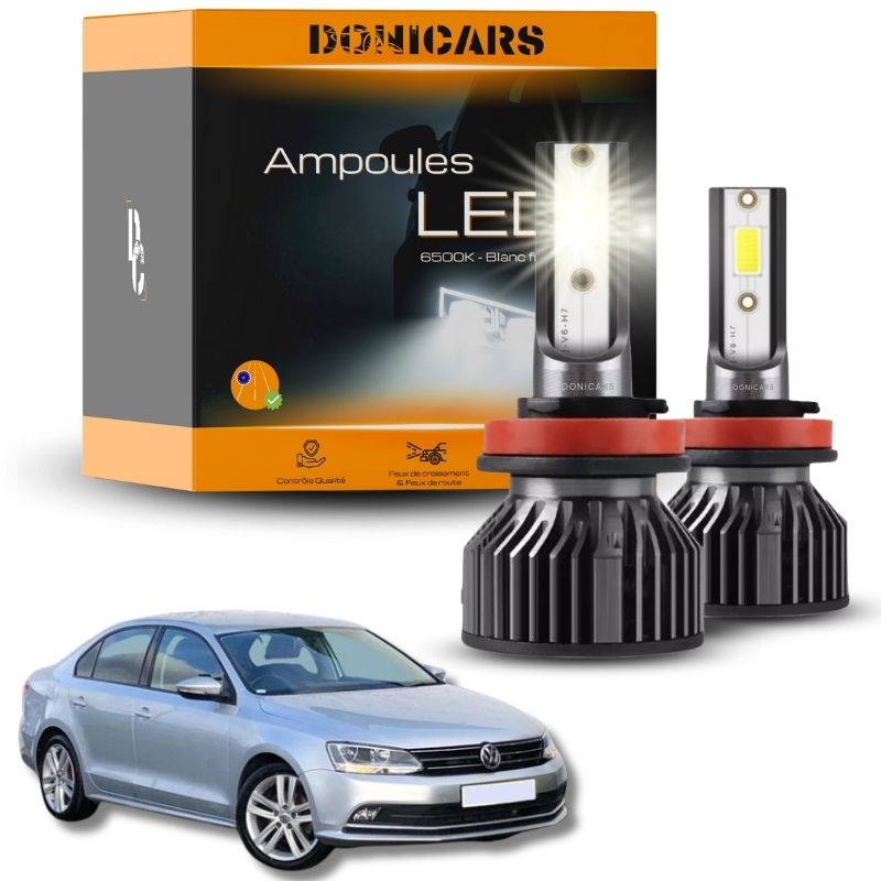 Pack Ampoules LED H7 Volkswagen Jetta 4 (2011 - 2016)  - Kit LED