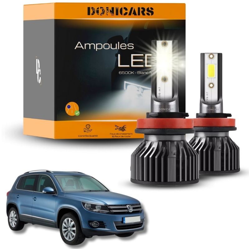 Pack Ampoules LED H7 Volkswagen Tiguan (2007 à 2016) - Kit LED
