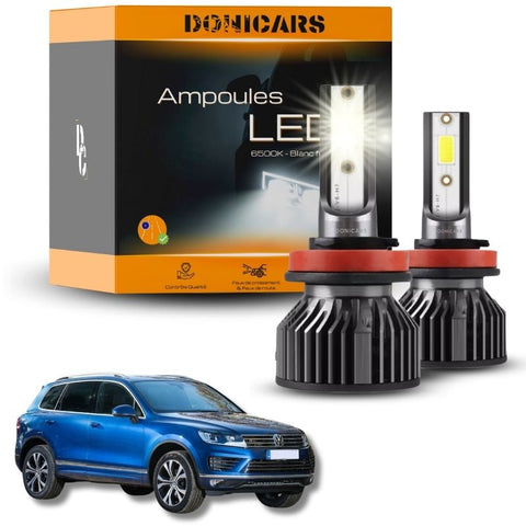 Pack Ampoules LED H7 Volkswagen Touareg 7P (2010 à 2018) - Kit LED Donicars