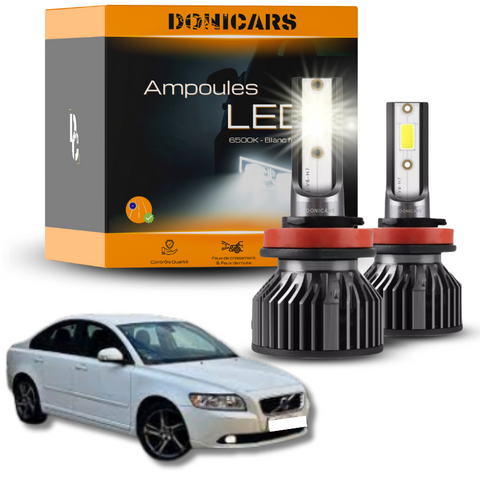 Pack Ampoules LED H7 Volvo S40 (2004 à 2012)  - Kit LED Donicars