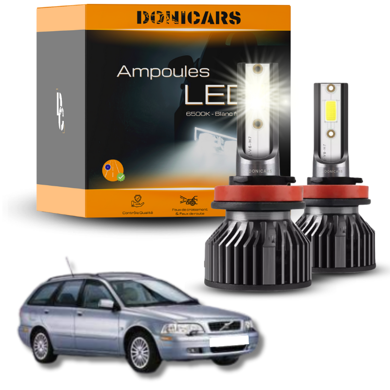 Pack Ampoules LED H4 Volvo V40 (1999 - 2004)  - Kit LED Donicars