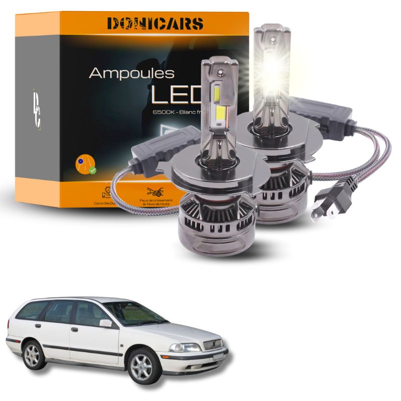 Pack Ampoules LED H4 140W Canbus - Volvo V40 (1999 à 2004) Donicars