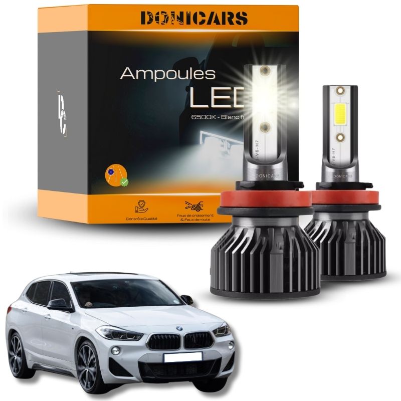 Pack Ampoules LED H7 BMW X2 (F39) (2018 - 2023) - Kit LED Donicars