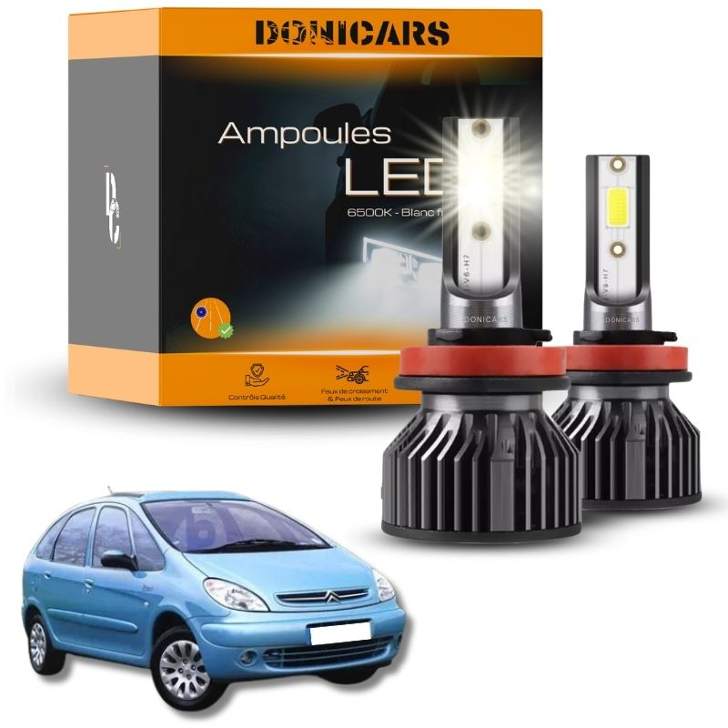 Pack Ampoules LED H4 Citroën Xsara Picasso (1999 à 2010) - Kit LED Donicars