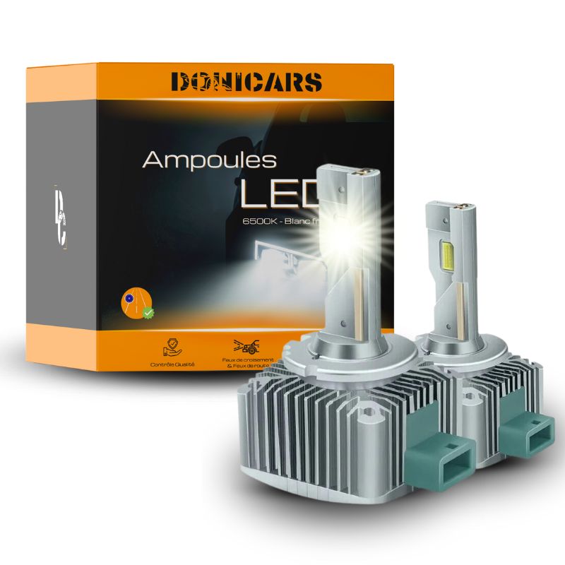 Pack Ampoules Xenon LED D3S D3R - 90W - Blanc 6000K - Plug and