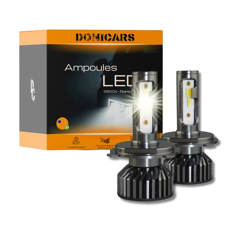 Pack Ampoules LED H4 DAIHATSU Move L9 (04.1997 à 09.2002) - Blanc 72W