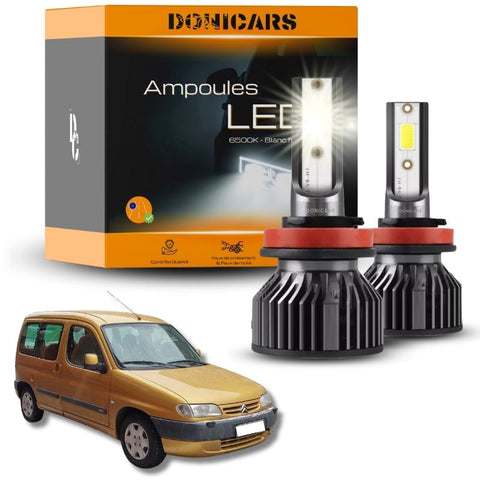 Pack Ampoules LED H4 Citroën Berlingo (1996 à 2008) - Kit LED Donicars