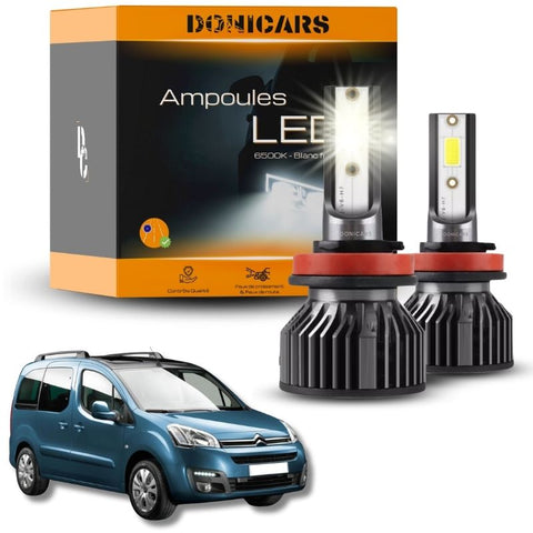 Pack Ampoules LED H4 Citroën Berlingo 2 (2008 à 2018) - Kit LED Donicars