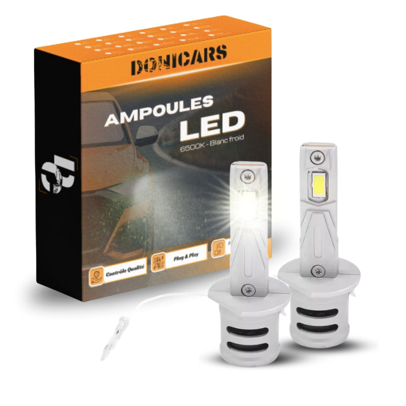 Ampoules LED H1 RENAULT Megane I Break (KA) (03.1999 à 08.2003) - LED H1 "Type Halogène" - 80W Donicars