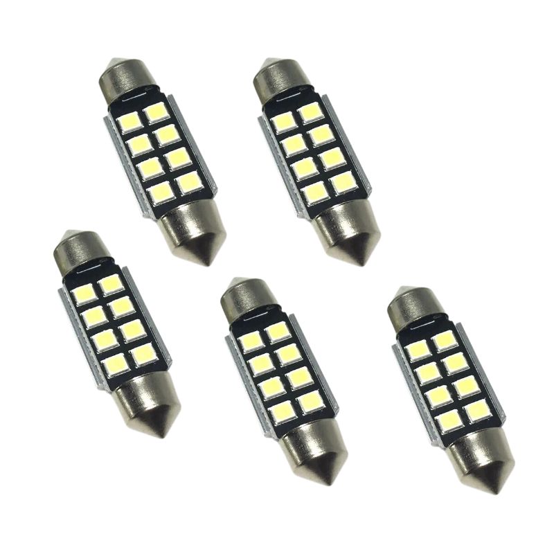Set di 5 navette LED sostitutive C5W da 31 mm