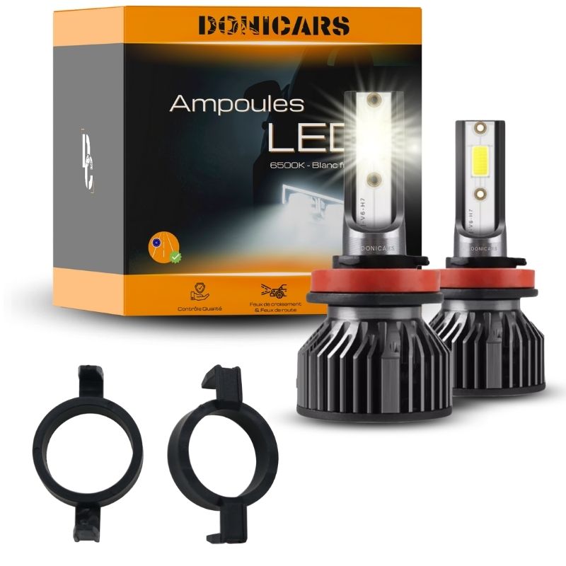 Kit LED Intérieur Voiture - Pour Citroën DS3/DS4/DS5 (2010-2018) - 17 Ampoules Blanc 6000K, Facile à Poser - 10