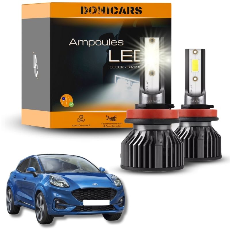 Pack Ampoules LED H1 Ford Puma (2019 - 2023)  - Kit LED pour Feux de Route Donicars