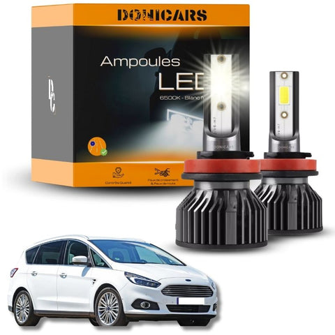 Pack Ampoules LED H7 Ford S-MAX (2006 - 2015)  - Kit LED Donicars