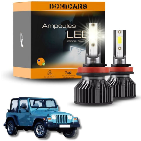Pack Ampoules LED H4 Jeep Wrangler 2 (TJ) (1997 à 2006) - Kit LED Donicars