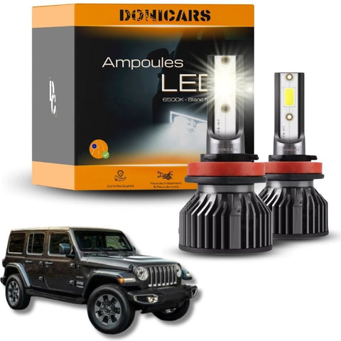 Pack Ampoules LED H4 Jeep Wrangler 4 (JL) (2018 à 2023) - Kit LED Donicars