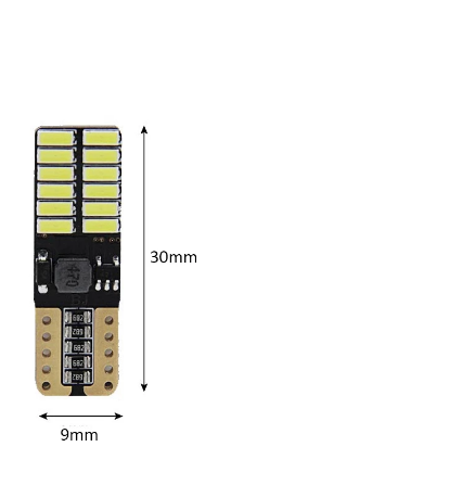 LED T10 W5W (10 pcs) Donicars