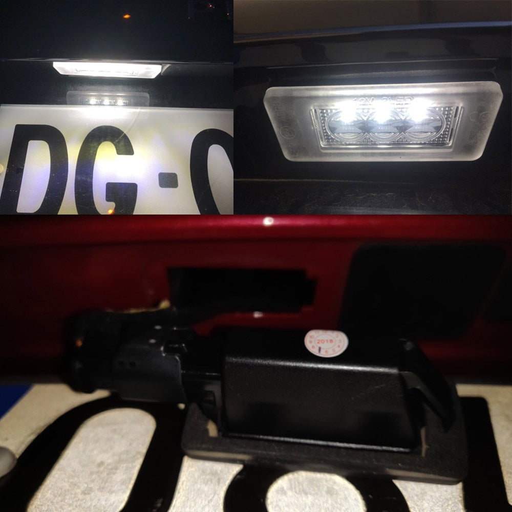 Peugeot 207/208/308 : Éclairage LED plaque d'immatriculation module anti-erreur Donicars