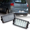 Seat Ibiza 6L : Éclairage LED plaque d'immatriculation module anti-erreur Donicars