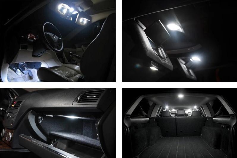 Kit LED Intérieur Voiture Citroën C4 / C4 Picasso (2004-2013) - 12 Ampoules 6000K Blanc, Plug & Play